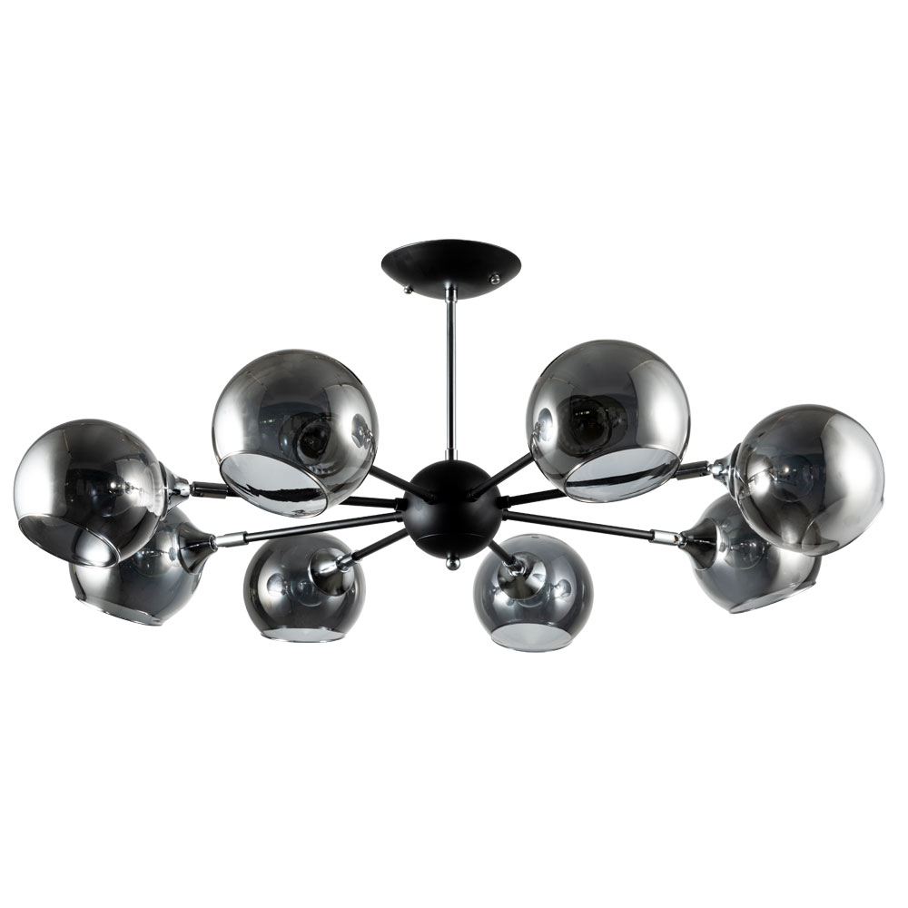 Потолочная люстра Arte Lamp LAGOS A2708PL-8BK в строительном магазине