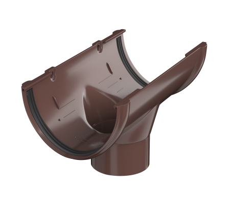 Воронка желоба ТехноНиколь коричневый