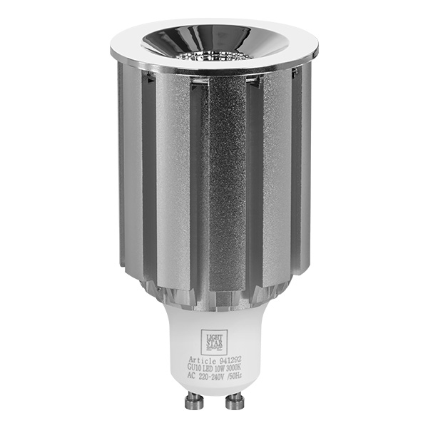 941294 ЛАМПА LED 220V HP16 GU10 10W=100W 610LM 45G COB 4000K 20000H в строительном магазине