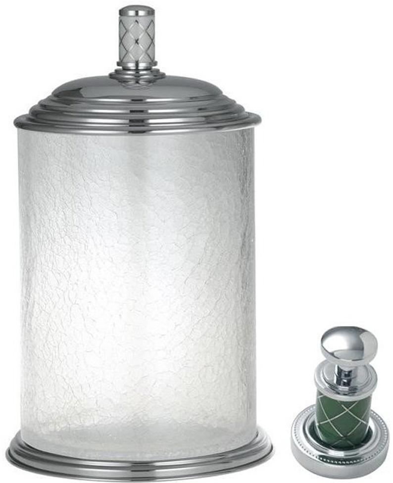 Корзина для мусора Boheme MURANO 10907-GR-CR CHROME металл (бирюзовое) в строительном магазине