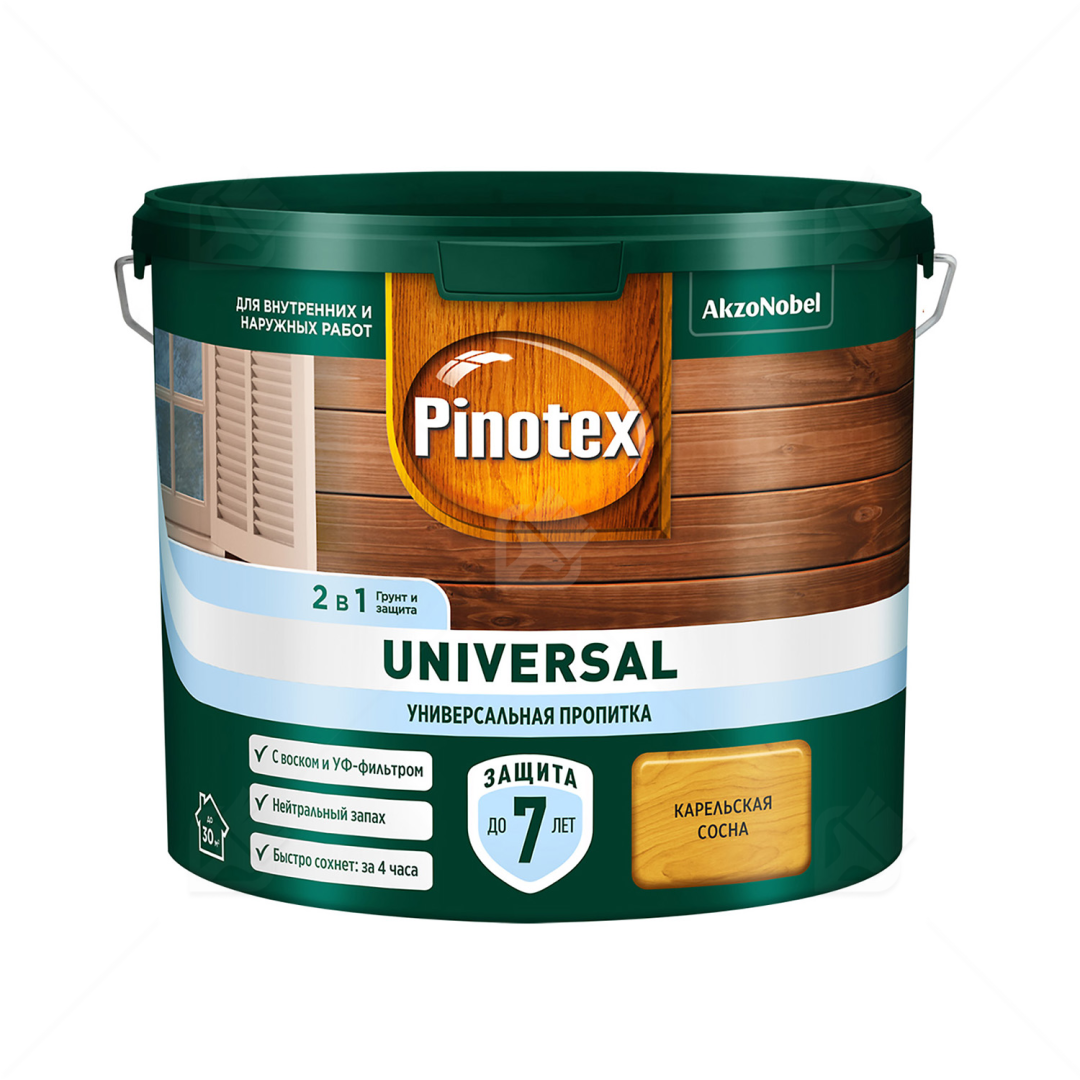 Пропитка Pinotex Universal 2в1 Карельская сосна 2,5л