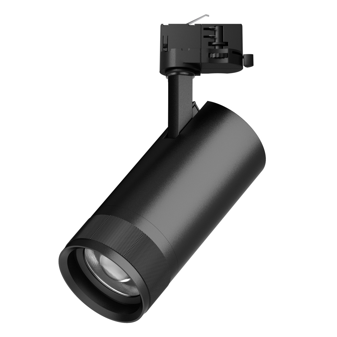 C4307QT Светильник CANNO PRO д/треков QUATTRO LED 30W 2100LM 20-55G ЧЕРНЫЙ 2700-4200-6000K IP20 с адаптером (304307 + 594007) в строительном магазине