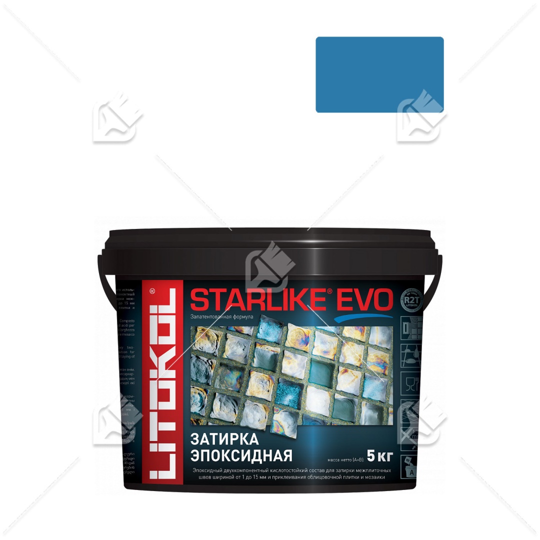 Затирка Litokol Starlike Evo S.340 синий деним 5кг