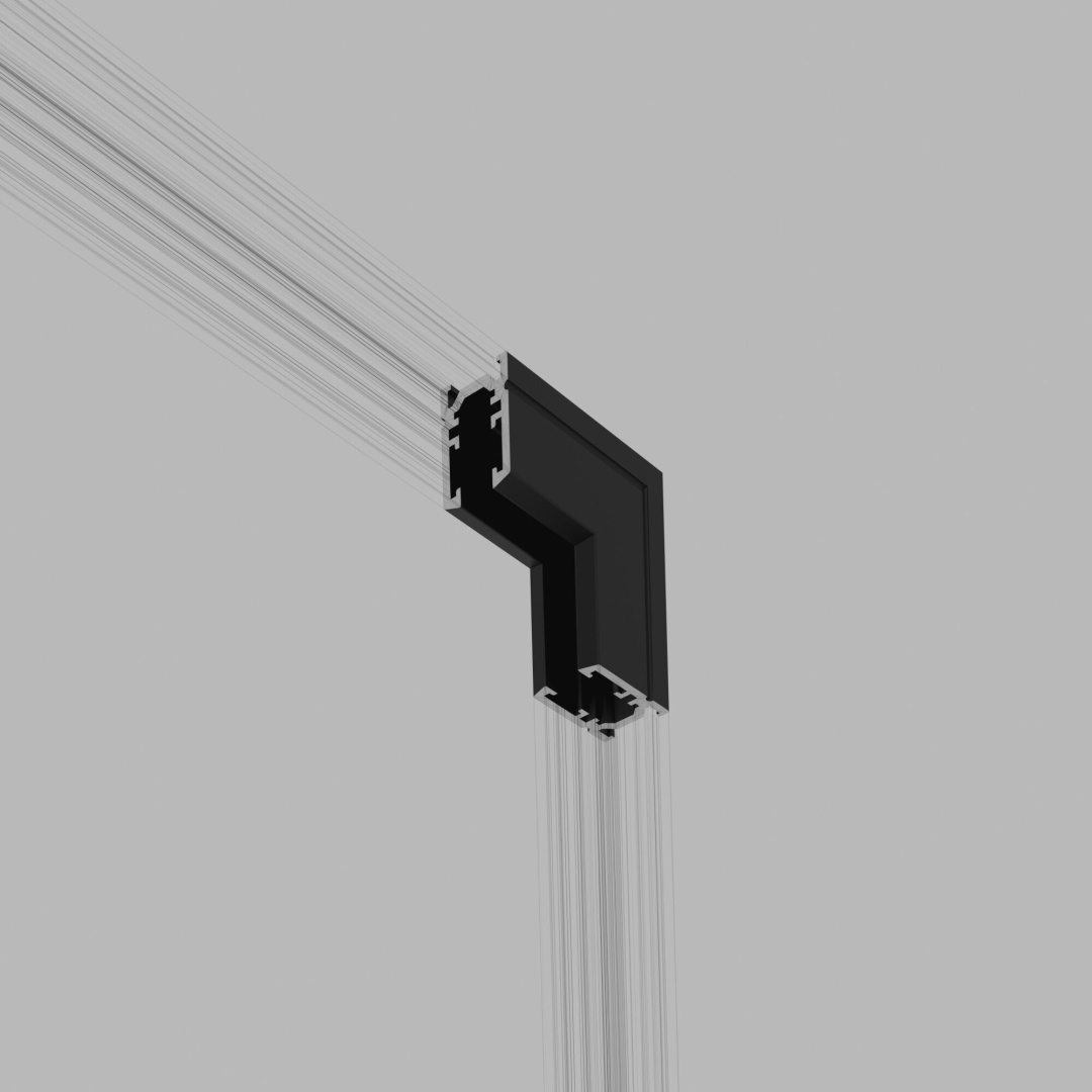 Коннектор угловой внутренний для накладного шинопровода Mini Magnetic 85180/00 в строительном магазине