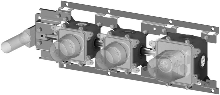 Скрытая часть смесителя Paffoni Modular Box MDBOX000 в строительном магазине