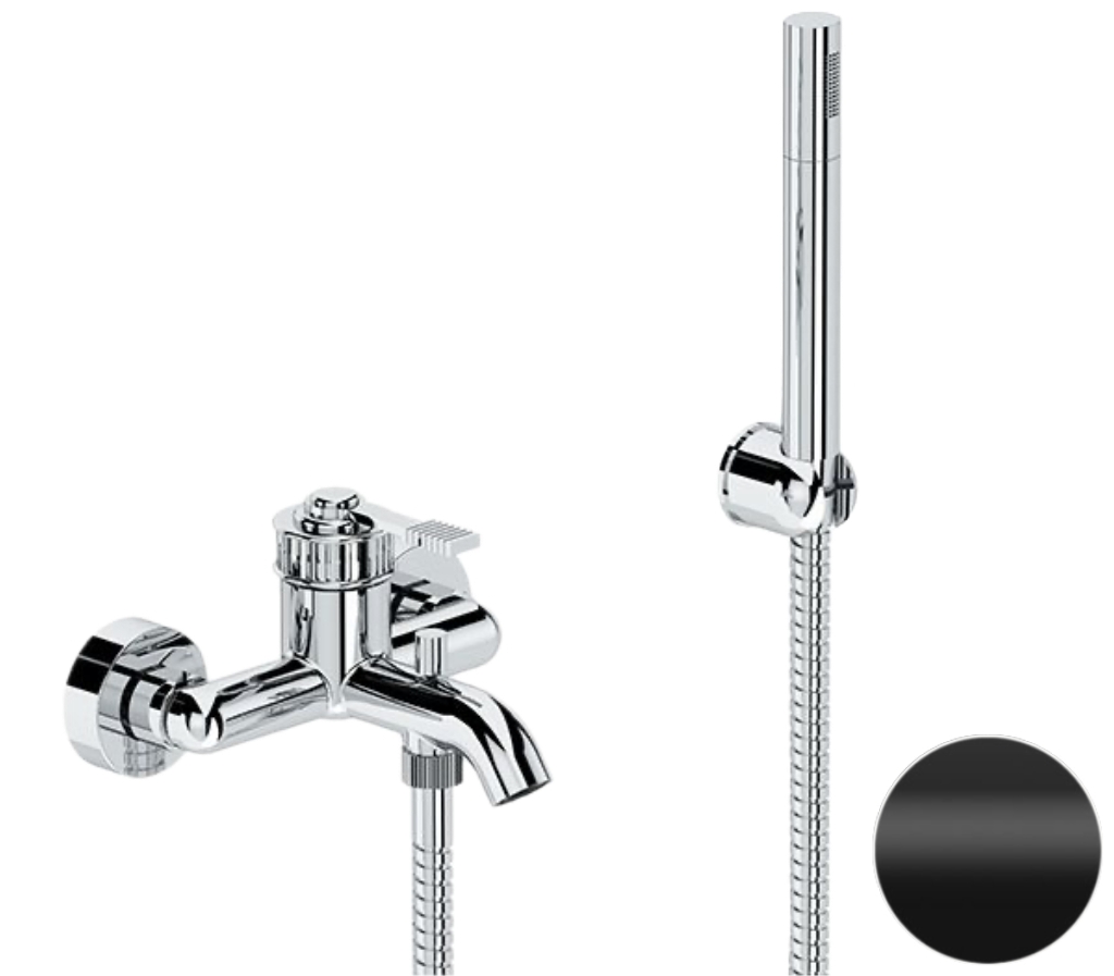 Смеситель для ванны Remer Atelier AL02NO, черный матовый в строительном магазине