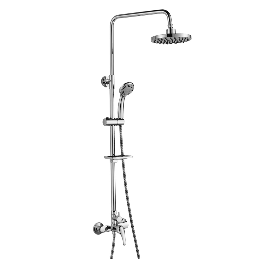 Смеситель Rossinka A для душа с регулируемой высотой штанги и лейкой Тропический дождь (A35-45) в строительном магазине