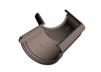 LUX Угол желоба универсальный 135 гр Docke ПВХ Шоколад