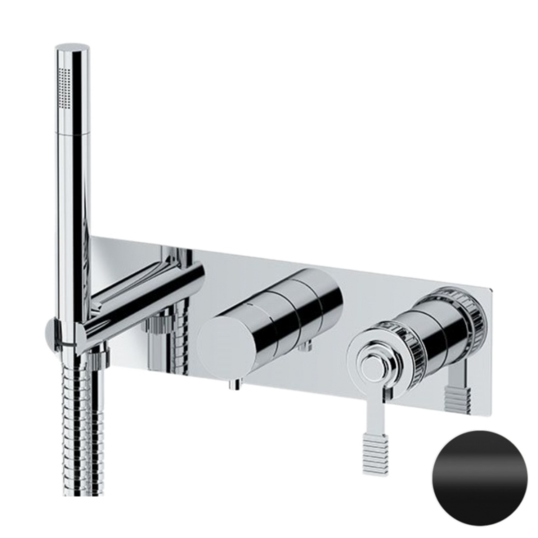 Смеситель для душа Remer Atelier AL97D2NO, черный матовый в строительном магазине