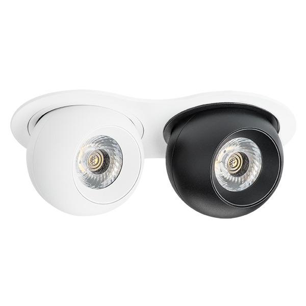 i6266272 Светильник INTERO LED 9W*2 850LM*2 24G БЕЛЫЙ/ЧЕРНЫЙ 3000K (217626+217062+217072) в строительном магазине