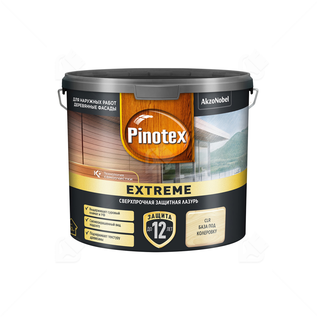 Пропитка Pinotex Extreme база BC для защиты дерева 2,5л