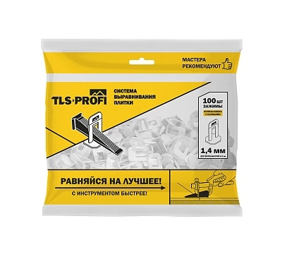 Зажимы для СВП TLS-Profi 1,4 мм 100 шт в строительном магазине
