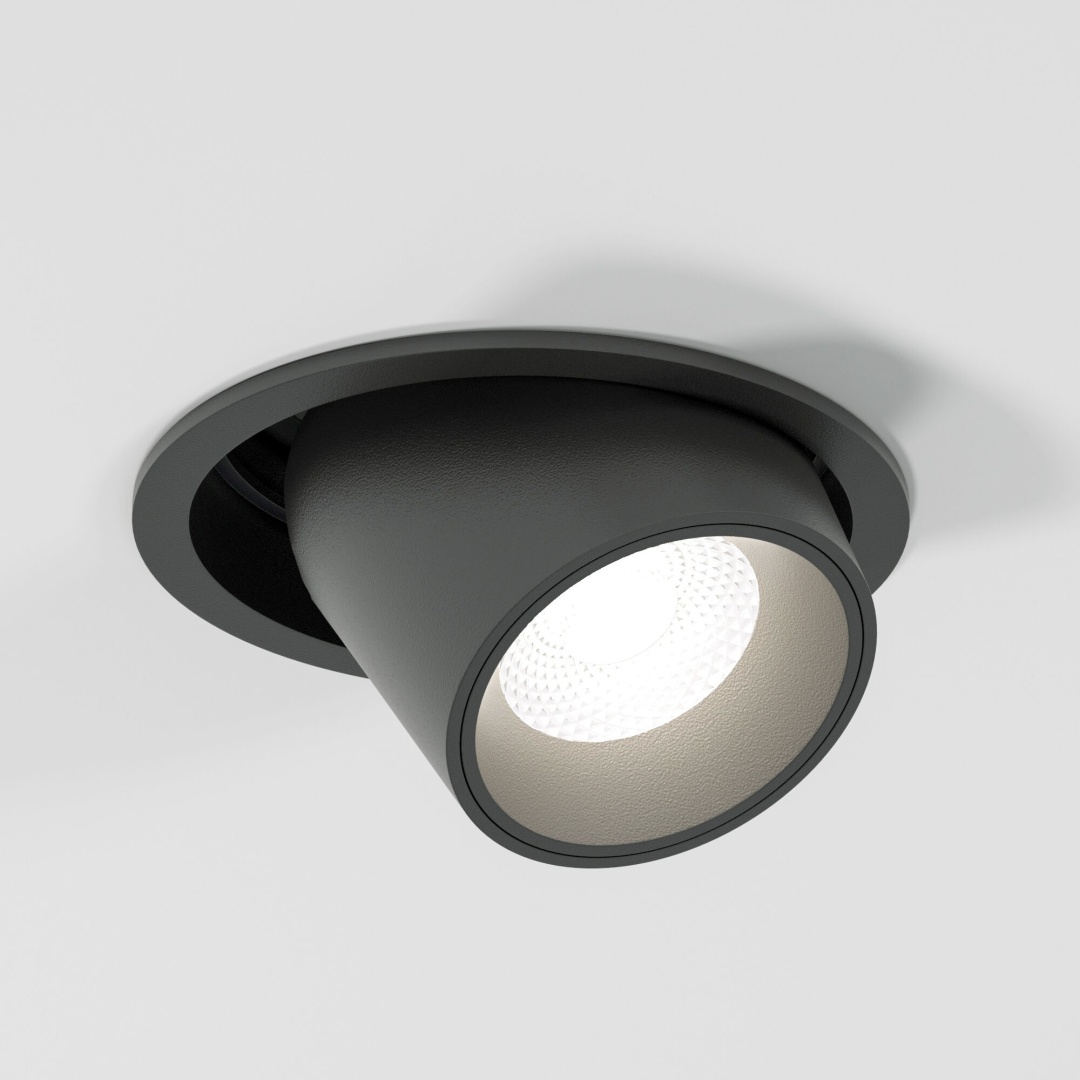 Потолочный светодиодный светильник поворотный Conner 8W 4000K чёрный 25086/LED в строительном магазине