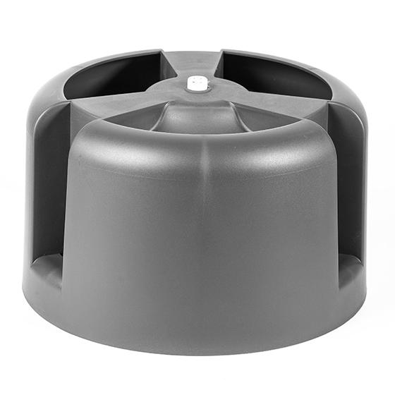 Krovent HupCap колпак на трубу 270 (БОЛЬШОЙ серый (RAL 7024)