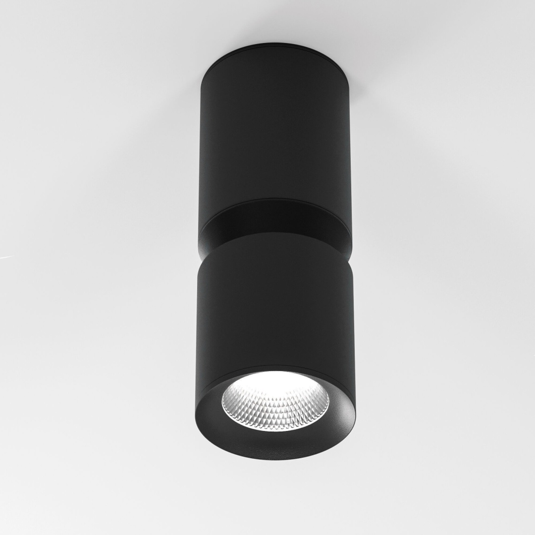 Светильник потолочный светодиодный 12W 4000К чёрный 25048/LED в строительном магазине