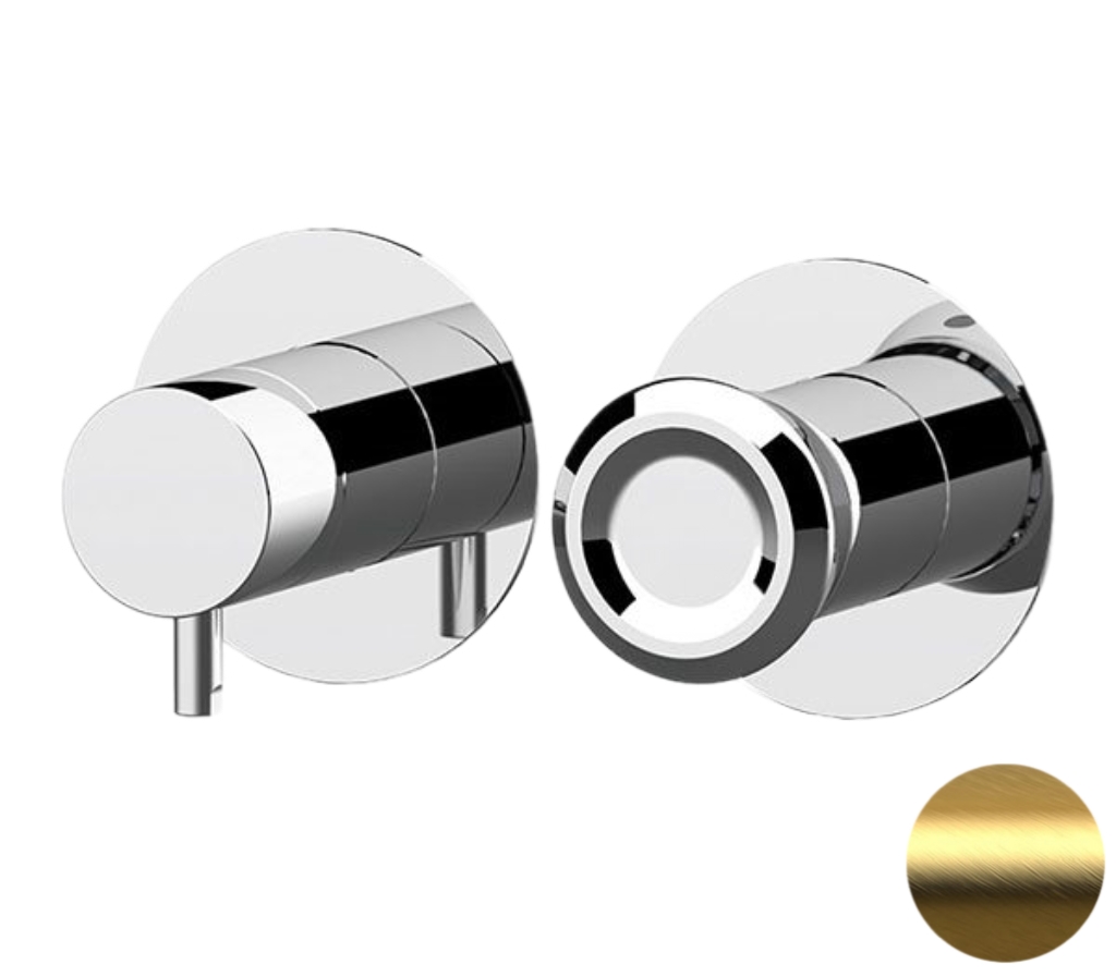 Смеситель для душа Remer Element ET92ZPBG, золото брашированное в строительном магазине