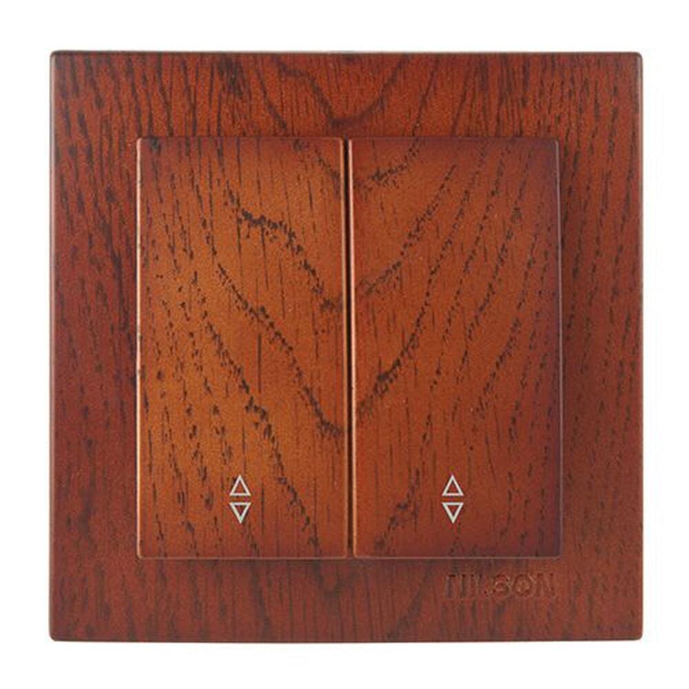 Выкл. 2-кл. СУ (проходной), TOURAN WOOD в строительном магазине