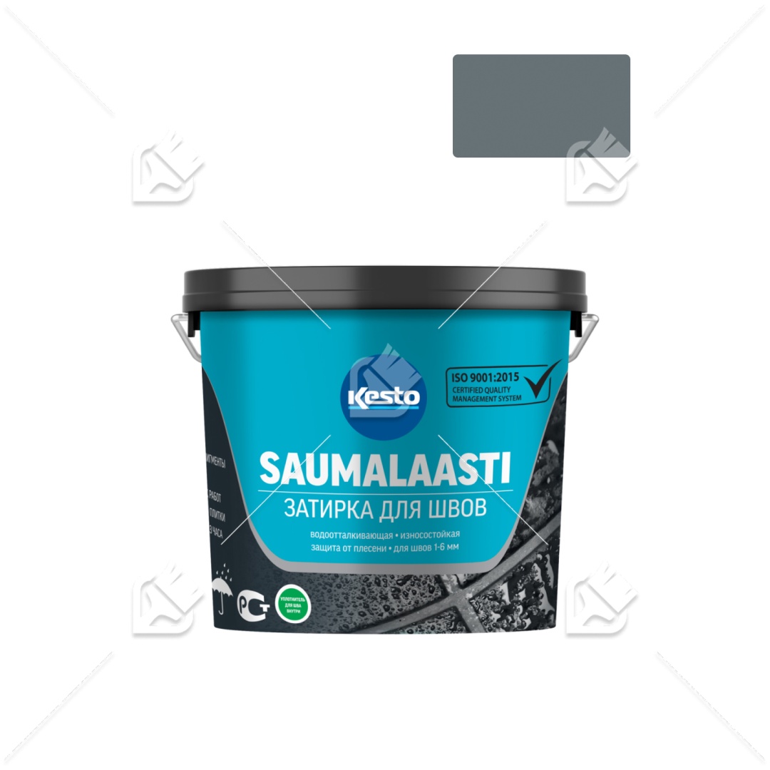 Затирка Kesto Saumalaasti48 для швов графитово-серая 3кг