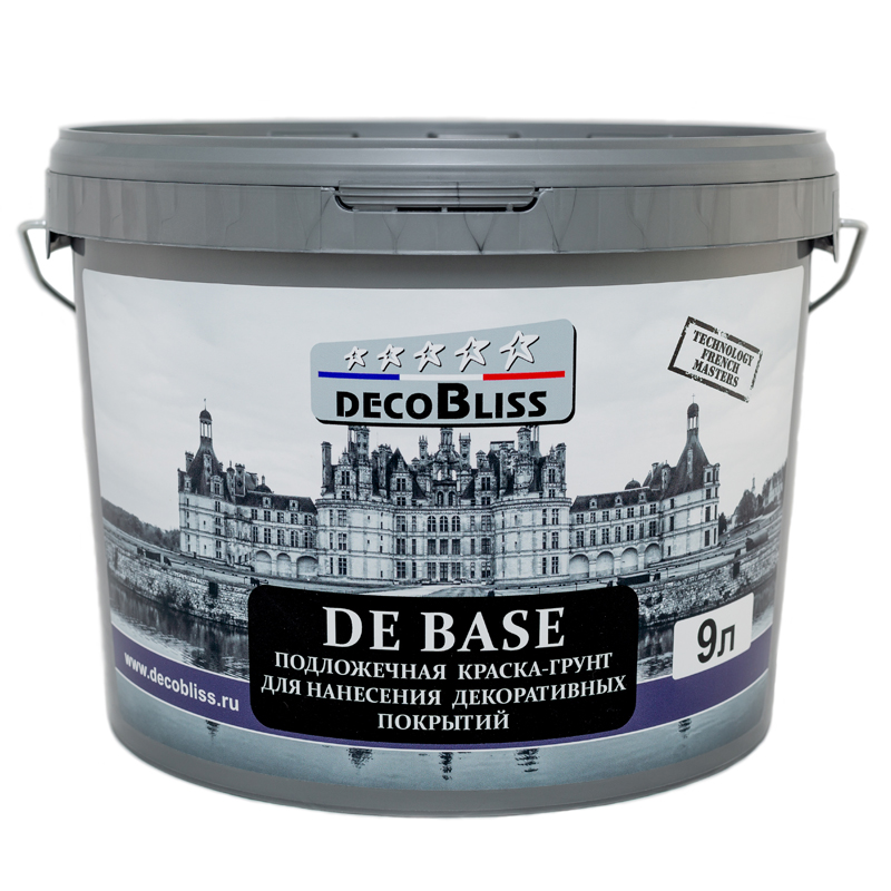 Грунт-краска DecoBliss De Base (Декоблиз Дэ Бэйс) 9л