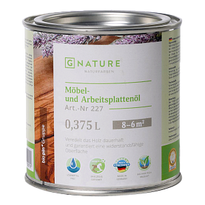 Масло для мебели и столешниц G Nature 227 (Джи Натур) 0,375л в строительном магазине
