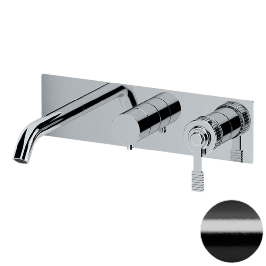 Смеситель для ванны Remer Atelier AL54D2CFP, черный брашированный хром в строительном магазине