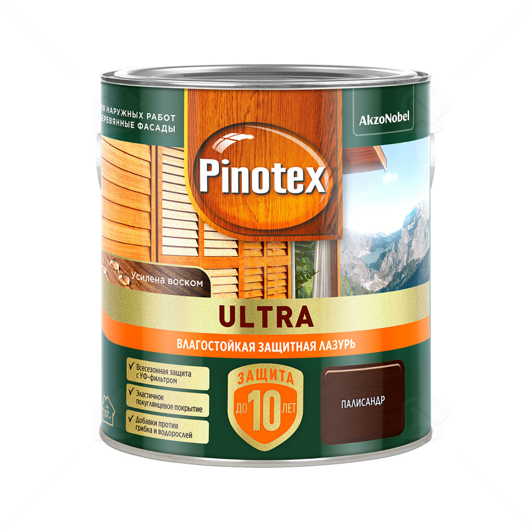 Пропитка Pinotex Ultra AWB полуглянцевая палисандр 2,5 л