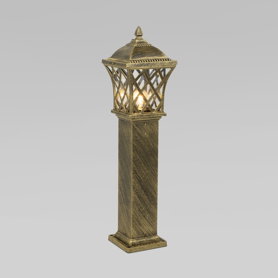 Ландшафтный светильник на столбе Cassiopeya F черное золото IP44 GL 1018F в строительном магазине