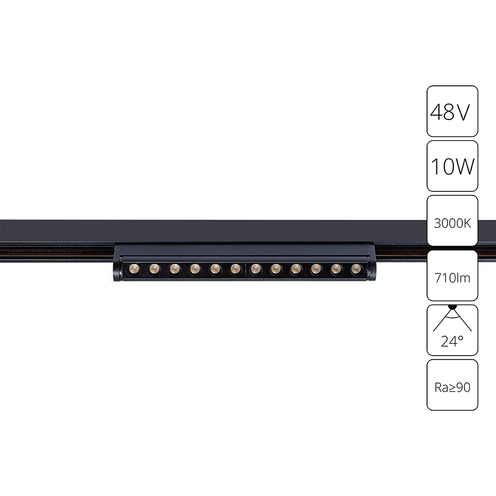 Магнитный трековый светильник Arte Lamp OPTIMA A7288PL-1BK в строительном магазине