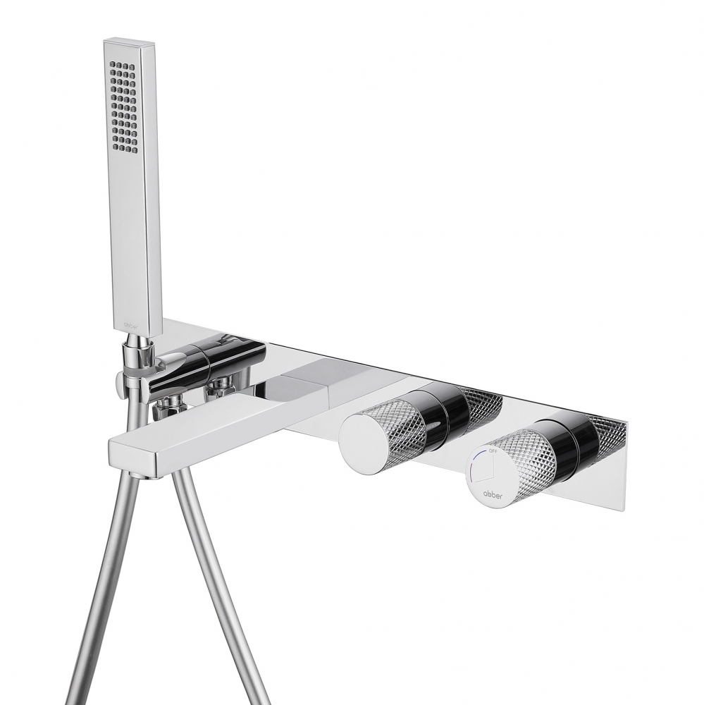 Смеситель ABBER Rund AF8730 для ванны скрытого монтажа, хром в строительном магазине
