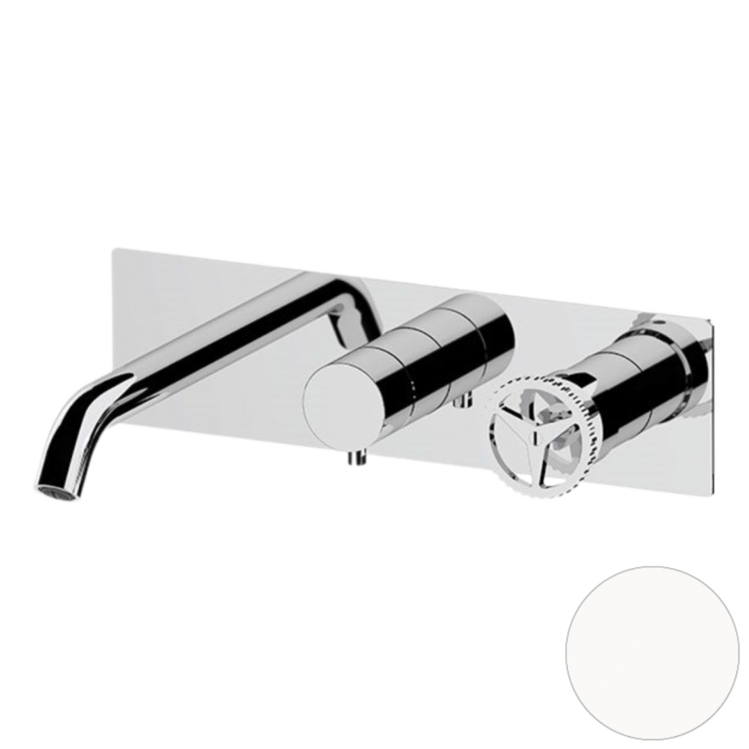 Смеситель для ванны Remer Chrono CH54D2BO, белый матовый в строительном магазине