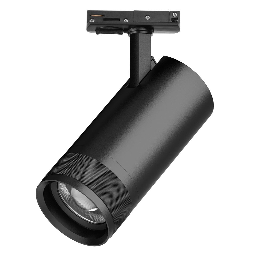 C4307SS Светильник CANNO PRO д/треков BARRA LED 30W 2100LM 20-55G ЧЕРНЫЙ 2700-4200-6000K IP20 с тонким адаптером (304307 + 592007-SS) в строительном магазине