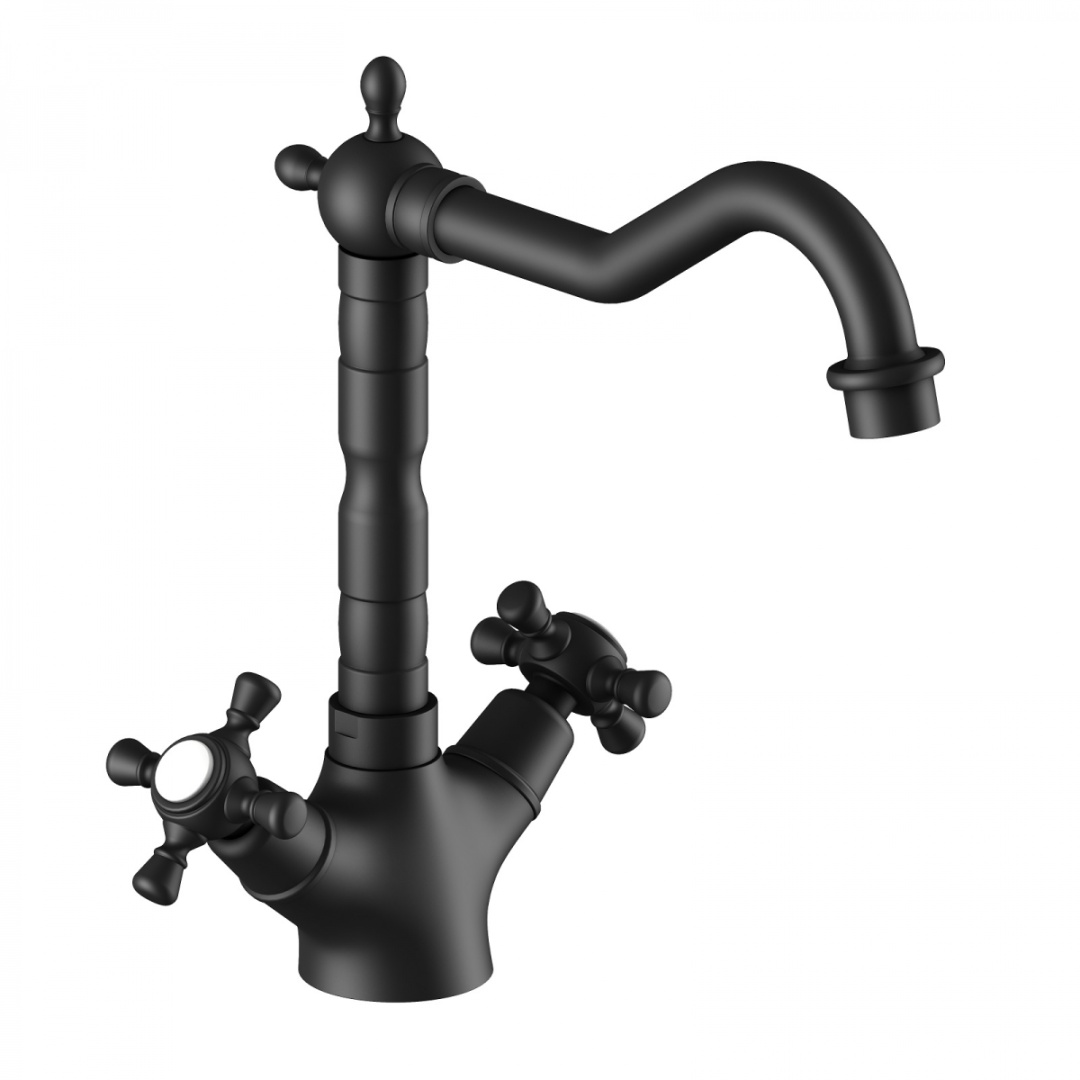 Смеситель для раковины Timo Nelson (0143/03F) черный в строительном магазине