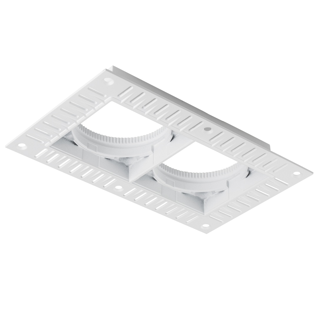 075226-01 Рамка скрытого монтажа квадратная 2x STELLA к 075xxх БЕЛЫЙ МАТОВЫЙ в строительном магазине