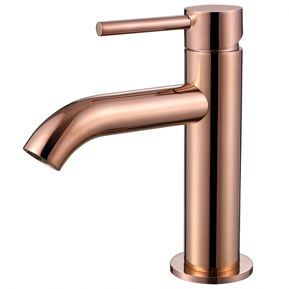 Смеситель ABBER Wasser Kreis AF8110RG для раковины, розовое золото в строительном магазине