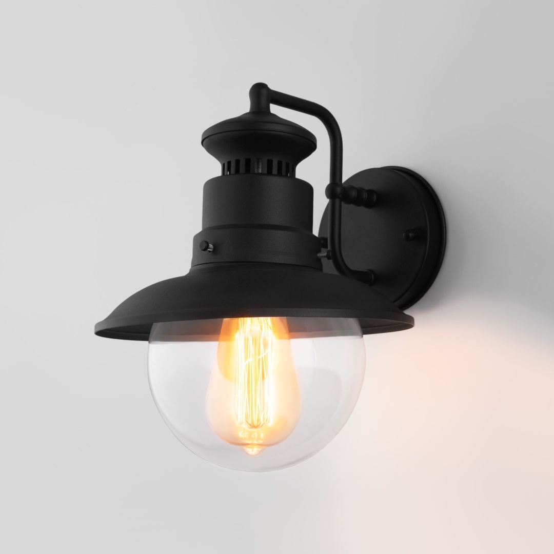 Уличный настенный светильник Talli D IP44 GL 3002D черный в строительном магазине