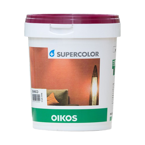 Краска интерьерная Oikos Supercolor Паропроницаемая Ойкос матовая 4л (база P) в строительном магазине