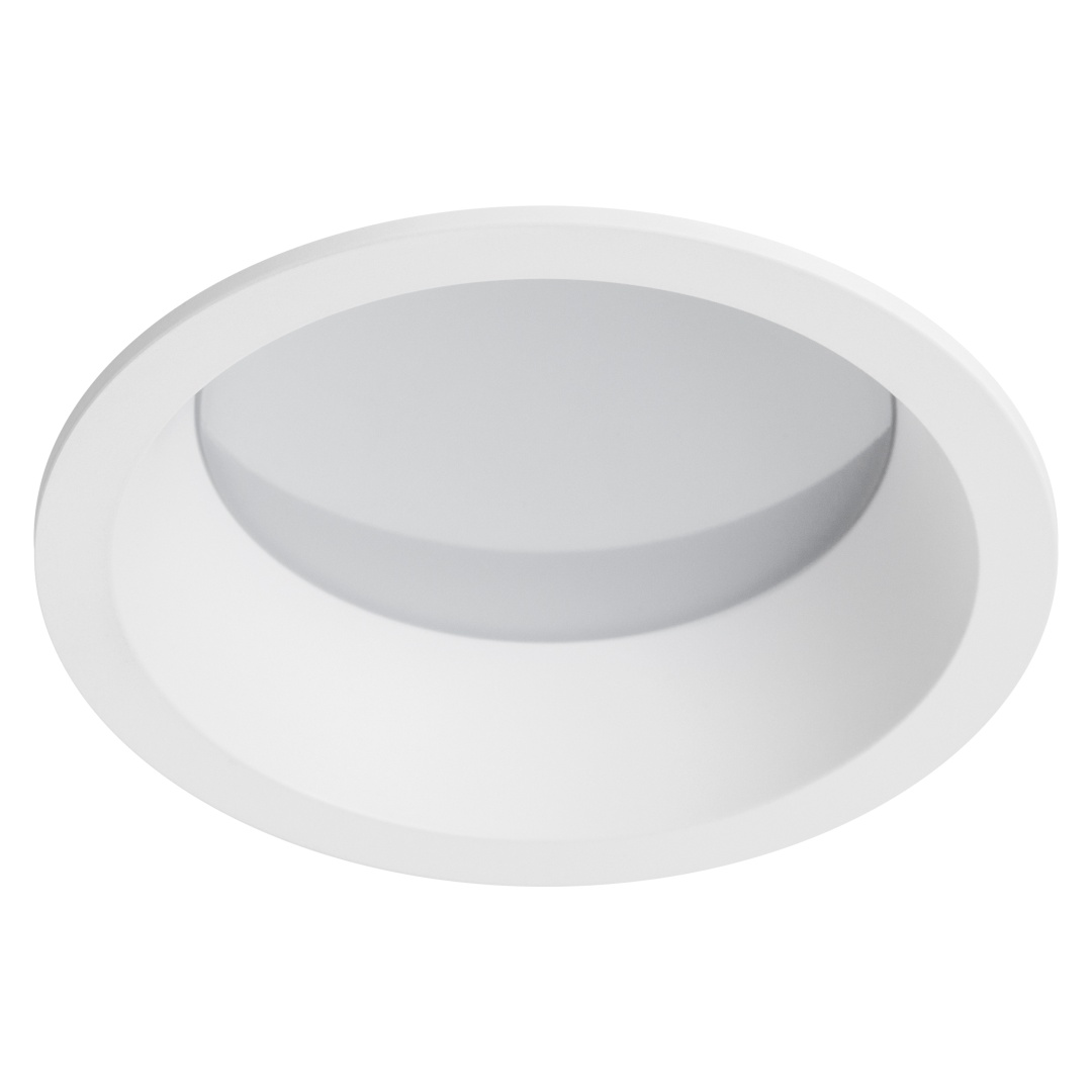 012906 Рамка (светильник) PVC д/LED-модулей 941хх и LED-ламп D50мм PIANO ROUND БЕЛЫЙ IP65 в строительном магазине