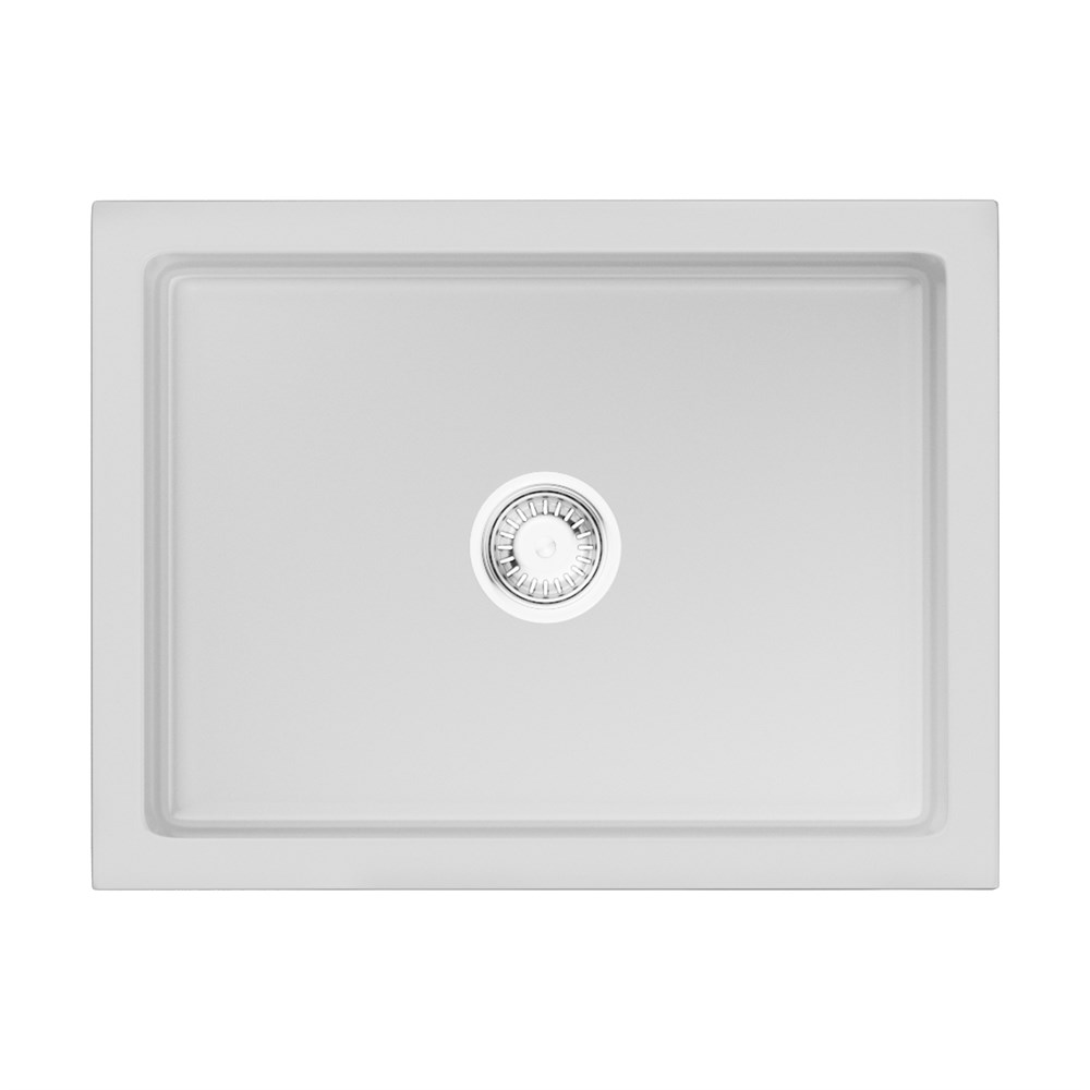 Кухонная мойка Omoikiri Mikura 61-WH Glossy Natceramic/белый 4993257 в строительном магазине