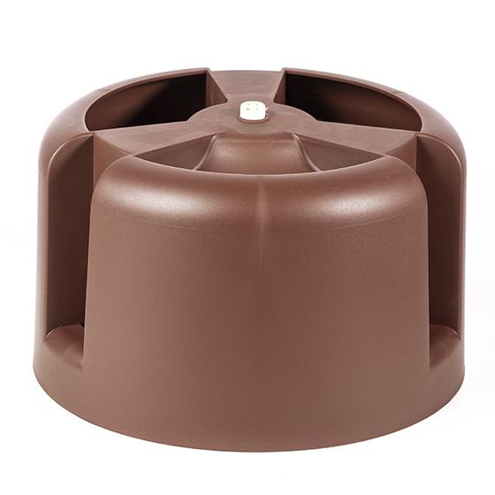 Krovent HupCap колпак на трубу 270 (БОЛЬШОЙ коричневый (RAL 8017)