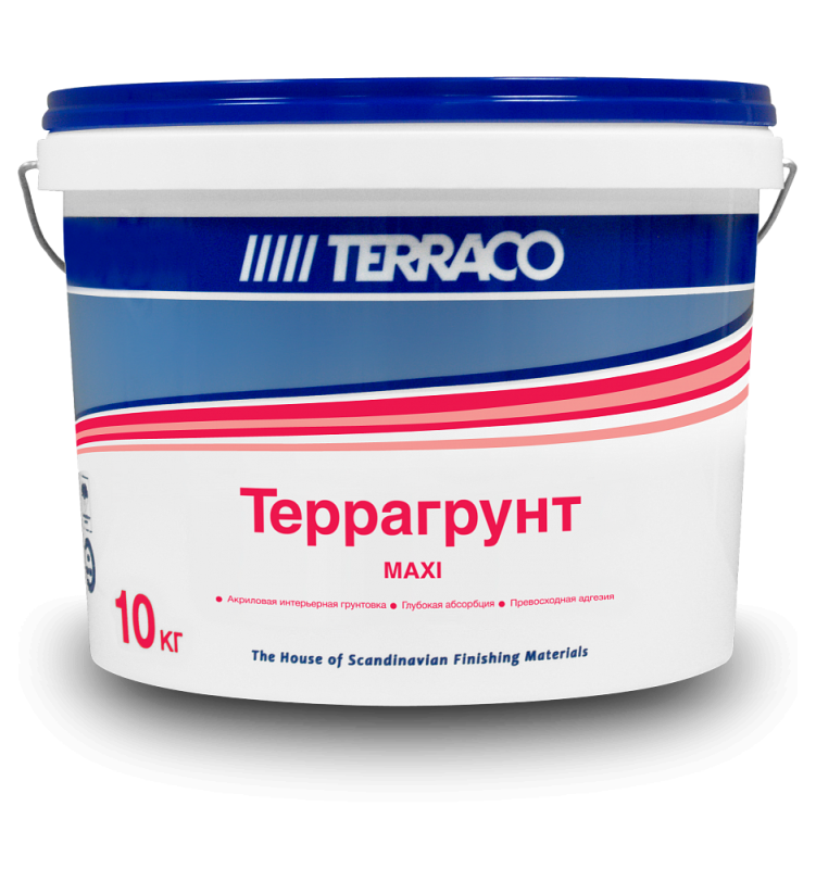 Террагрунт Макси для внутренних работ 10л