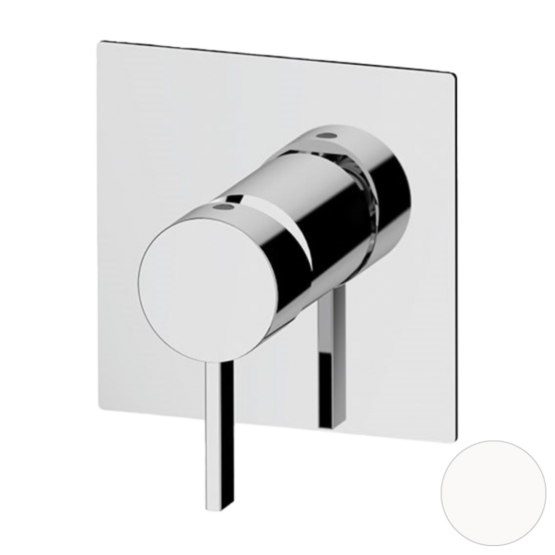 Смеситель для душа Remer Metrica MC30QBO, белый матовый в строительном магазине