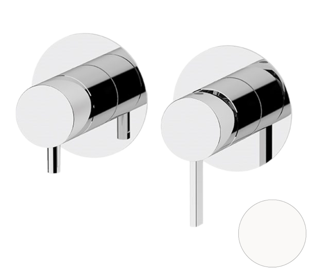 Смеситель для душа Remer Metrica MC92ZPBO, белый матовый в строительном магазине