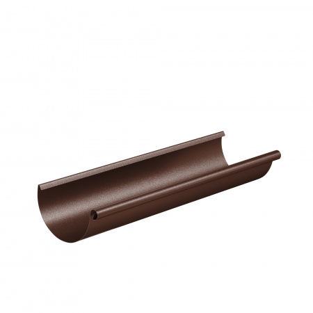 Желоб водосточный 3 м Aquasystem Pural Matt RAL 8017 (Коричневый) 90/125