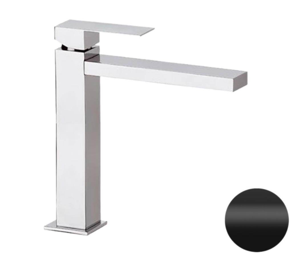 Смеситель для раковины Remer Q-Design QD11LNO, черный матовый в строительном магазине