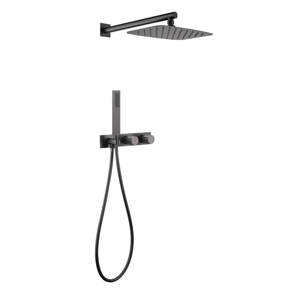 Душевая система ABBER Rund AF8718NG скрытого монтажа без излива, никель (300х200) в строительном магазине