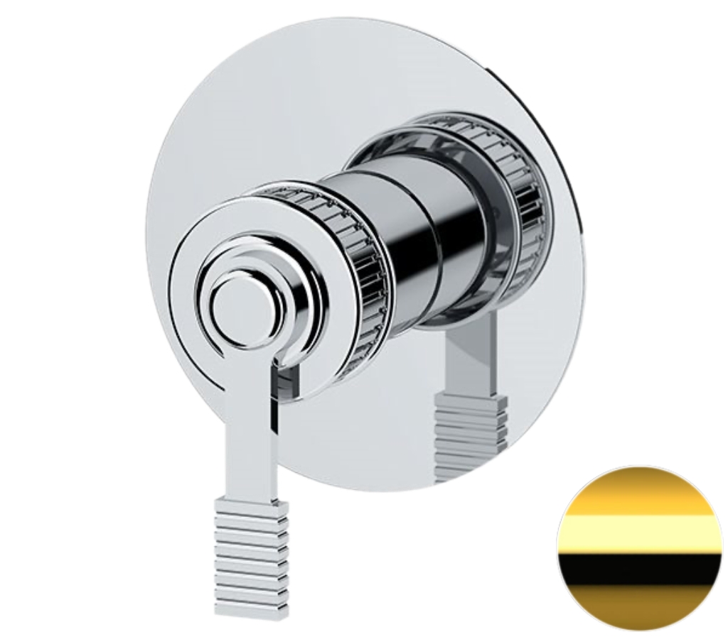 Смеситель для душа Remer Atelier AL30LDO, золото глянцевое в строительном магазине