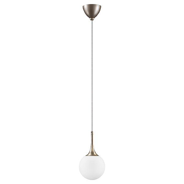 813013 Подвес GLOBO 1х40W E14 champagne gold/white в строительном магазине