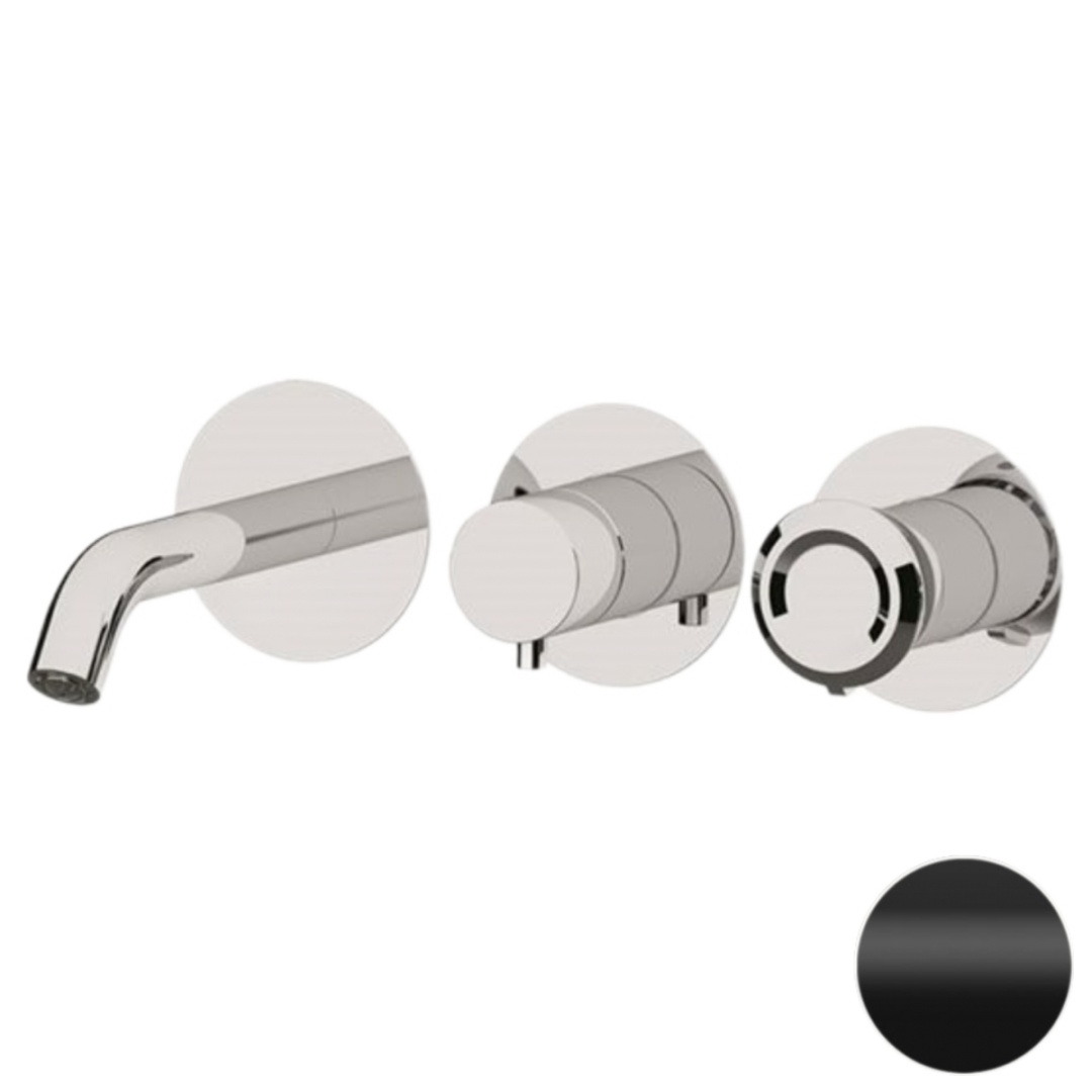 Смеситель для ванны Remer Element ET54D2PNO, черный матовый в строительном магазине