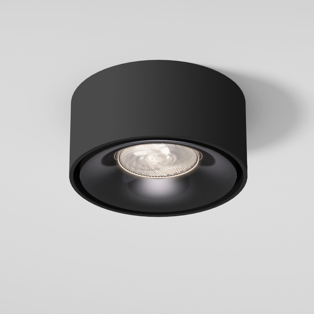 Светильник встраиваемый светодиодный Glam черный 25095/LED в строительном магазине
