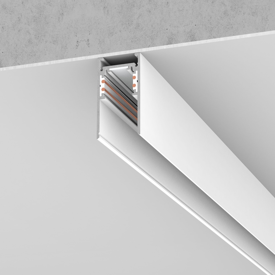 Шинопровод накладной белый 2 м Slim Magnetic 85084/00 в строительном магазине